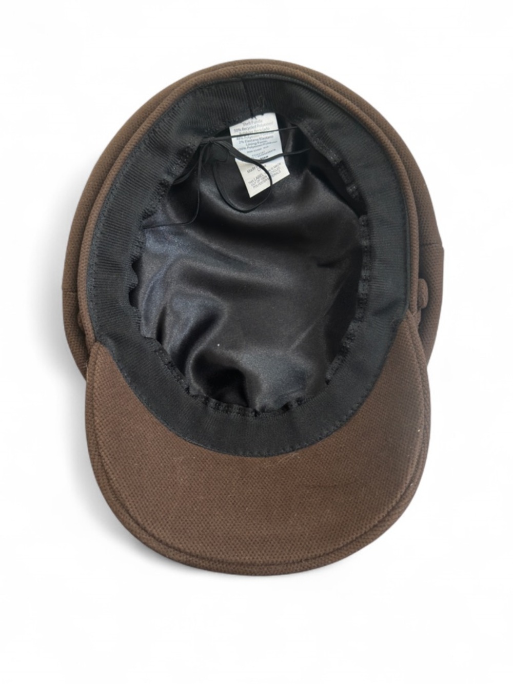 Y2K Classic Brown Cabbie Hat with Braided Band (NWT) - Picture 4 of 4
